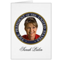 Vice President Sarah Palin Cards