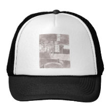 Victor Jones drawings Mesh Hat