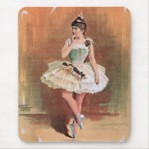 Victorian ballerina (1890) mousepad