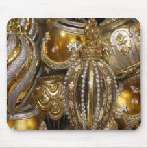 Victorian Christmas Tree Decorations Mousepads