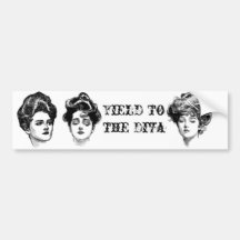Victorian Divas Bumper Stickers