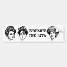 Victorian Divas Bumper Stickers