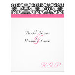 Victorian Fuschia Wedding Matching RSVP Custom Announcements