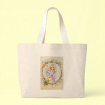 VICTORIAN GIRL HARRISON FISHER STYLE PRINT cropped bags