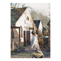 VICTORIAN OLD ENGLAND PERSONALIZED INVITE