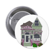 Victorian Painted Lady - Green/Pink