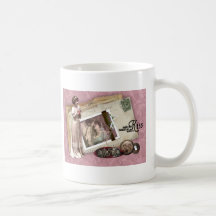 Victorian Romantic Love Letters Coffee Mugs
