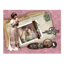 Victorian Romantic Love Letters Post Card