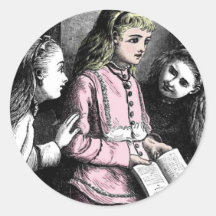Victorian Round Sticker