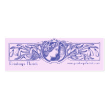 Victorian Style Business Card for Flower Shop