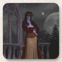 Victorian Vampire Drink Coaster