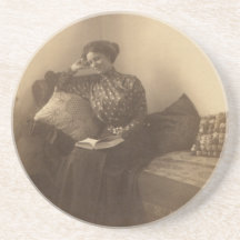 Victorian Woman Beverage Coaster