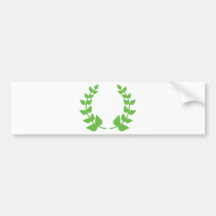 victory wreath bumper stickers