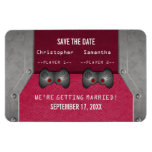 Video Game Save the Date Magnet, Pink