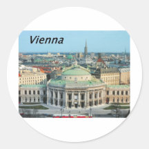 Vienna-Opera-House-.jpg Round Sticker