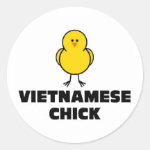 Vietnamese Chick Sticker