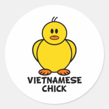 Vietnamese Chick Stickers