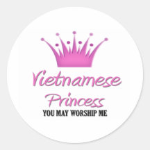 Vietnamese Princess Sticker