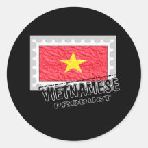 Vietnamese product sticker