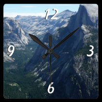 View from Glacier Point Wall Clock wall clocks