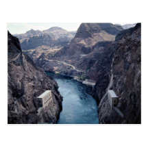 View from Hoover Dam, Nevada/Arizona, USA Post Card