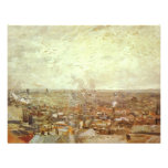 View From Montmartre By Vincent Van Gogh Invites