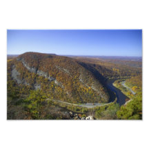 View from Mt. Tammany – Scenic NJ Photographic Print