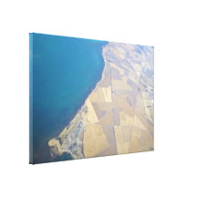 View of a ocean stretched canvas prints