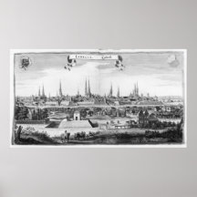 View of Lubeck Poster