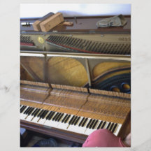 View of Piano while installation Flyer