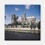 View of the Cathedral from the Seine, 1163-1345 Refrigerator Magnet