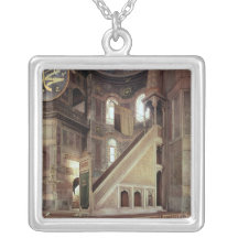 View of the minbar, 6th century custom necklace
