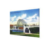 View of the Notre Dame Bridge Canvas Prints