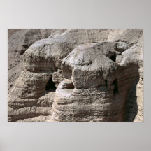 View of the Qumran Caves Print