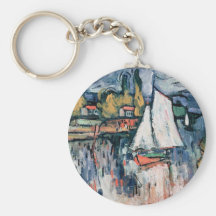 View of the Seine Key Chain