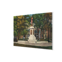 View of the Soldiers' Monument Canvas Print