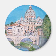 View of the Vatican City Magnet
