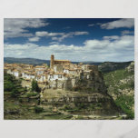 View of village, Villarluengo, Aragon, Spain in Eu Full Color Flyer