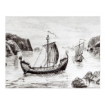 Viking Ships Post Card
