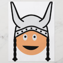 vikings icon flyer design