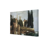 Villa By The Sea by Arnold Bocklin Canvas Prints