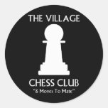 Village Chess Club Sticker