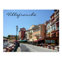 villefranche street post card