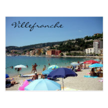 villefranche sunbake postcard