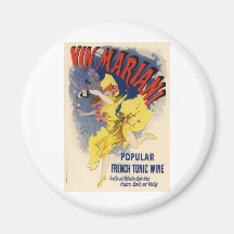 Vin Mariani Refrigerator Magnet