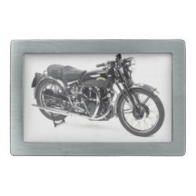 VINCENT BLACK SHADOW RECTANGULAR BELT BUCKLE