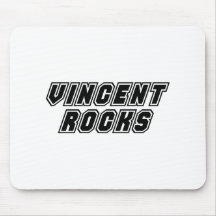 Vincent Rocks Mouse Mats