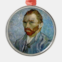 Vincent Van Gogh Self Portrait Ornaments