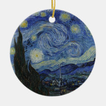 Vincent Van Gogh - Starry Night Christmas Tree Ornament
