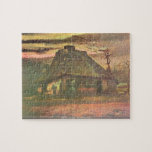 Vincent van Gogh - Straw hut at dusk Puzzle